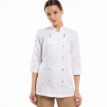 ABRI_Women’s Chef Jacket NAPOLI_WHITE